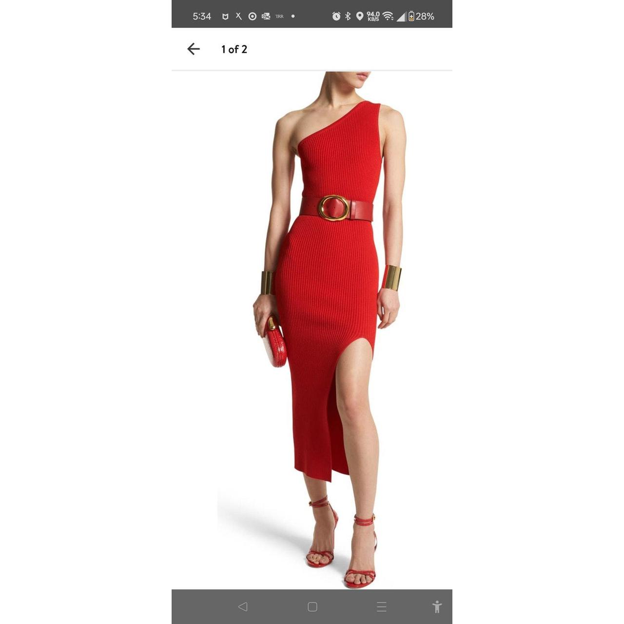 BRAND Michael Kors STYLE One shoulder Poppy Red