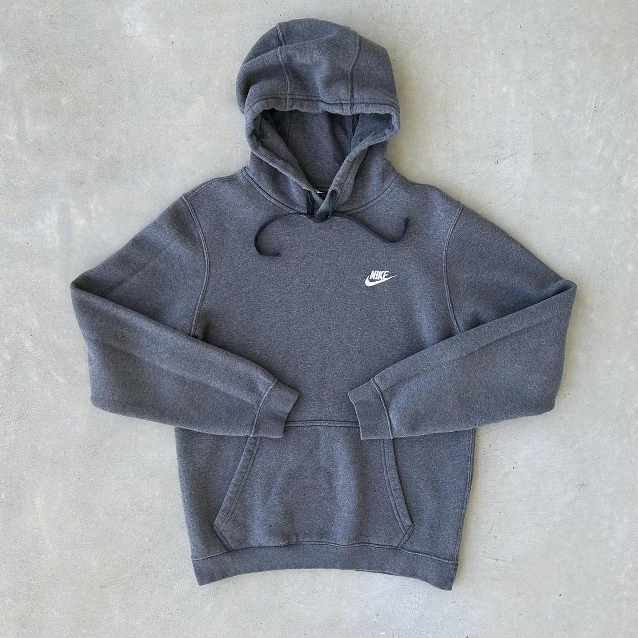 grey and volt nike hoodie