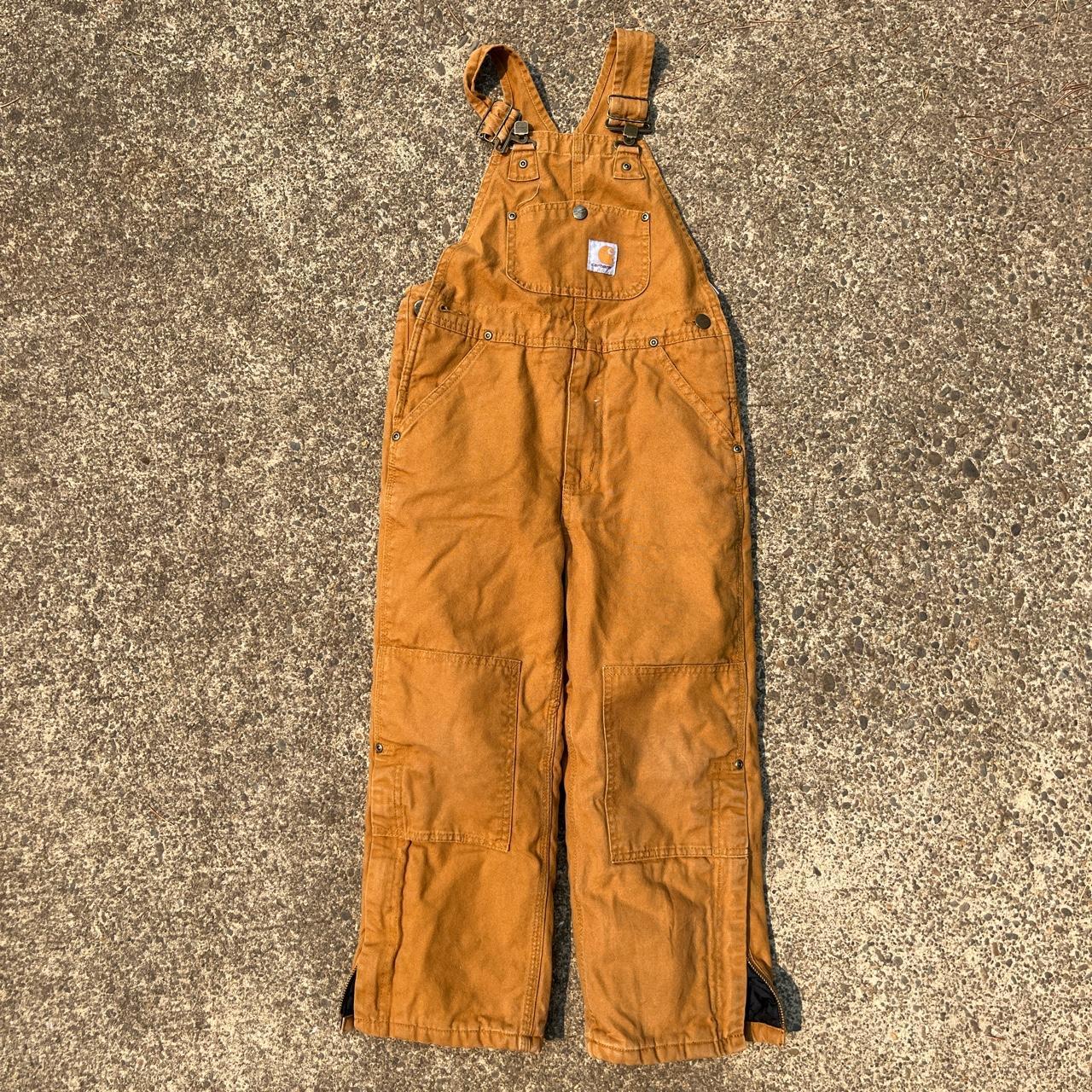 Kids insulated Carhartt overalls No holes No... Depop