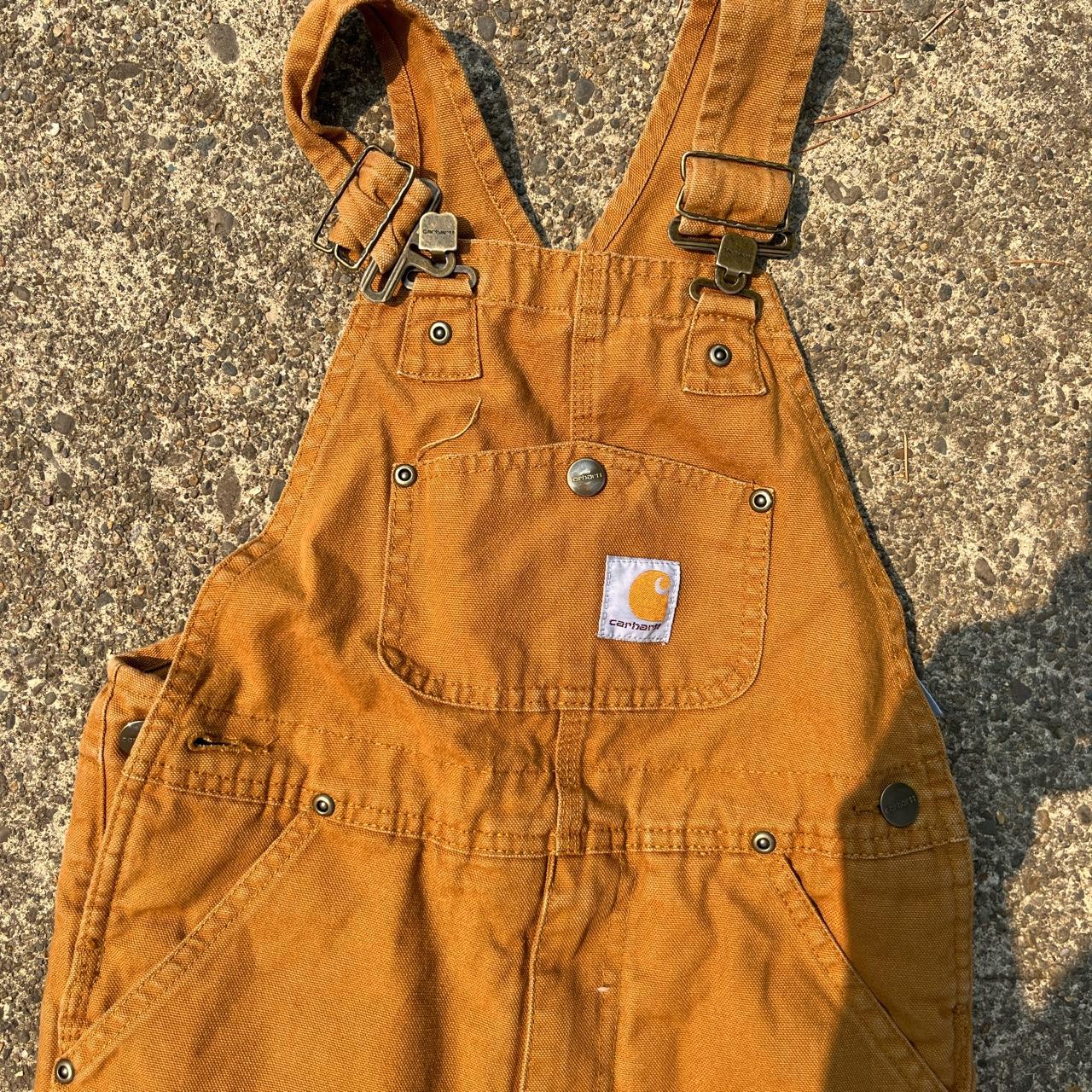 Kids insulated Carhartt overalls No holes No... - Depop