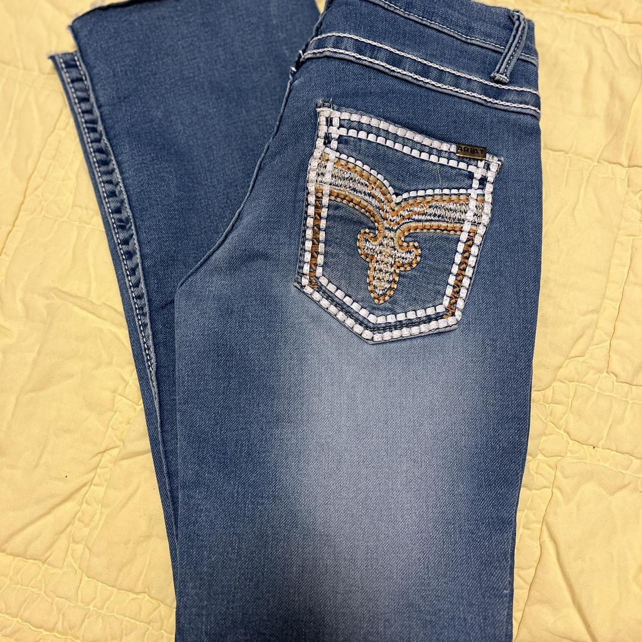Ariat Women's Blue Jeans Depop