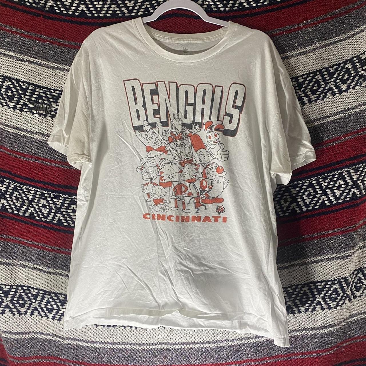 Nickelodeon bengals t shirt Size large 8/10 - Depop