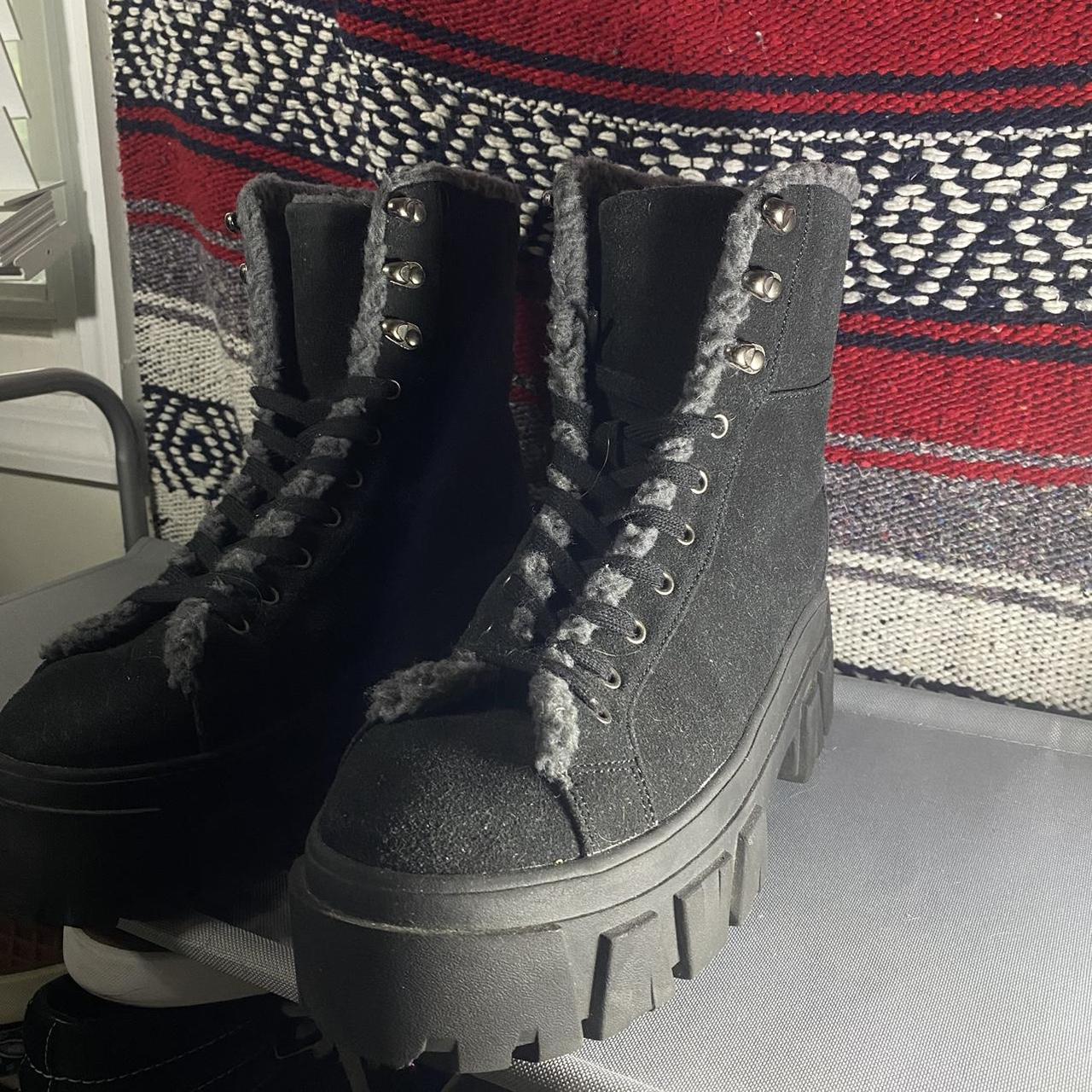 asos fur lined boots