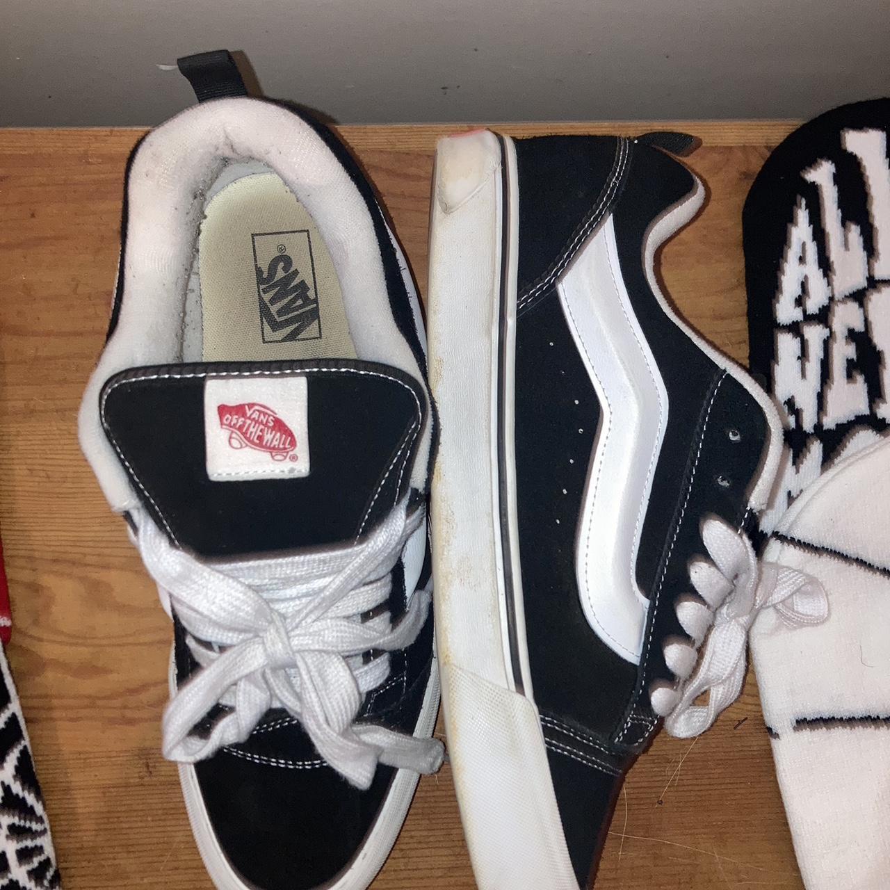 Knew school Vanz -size 13 -condition isn’t bad - Depop