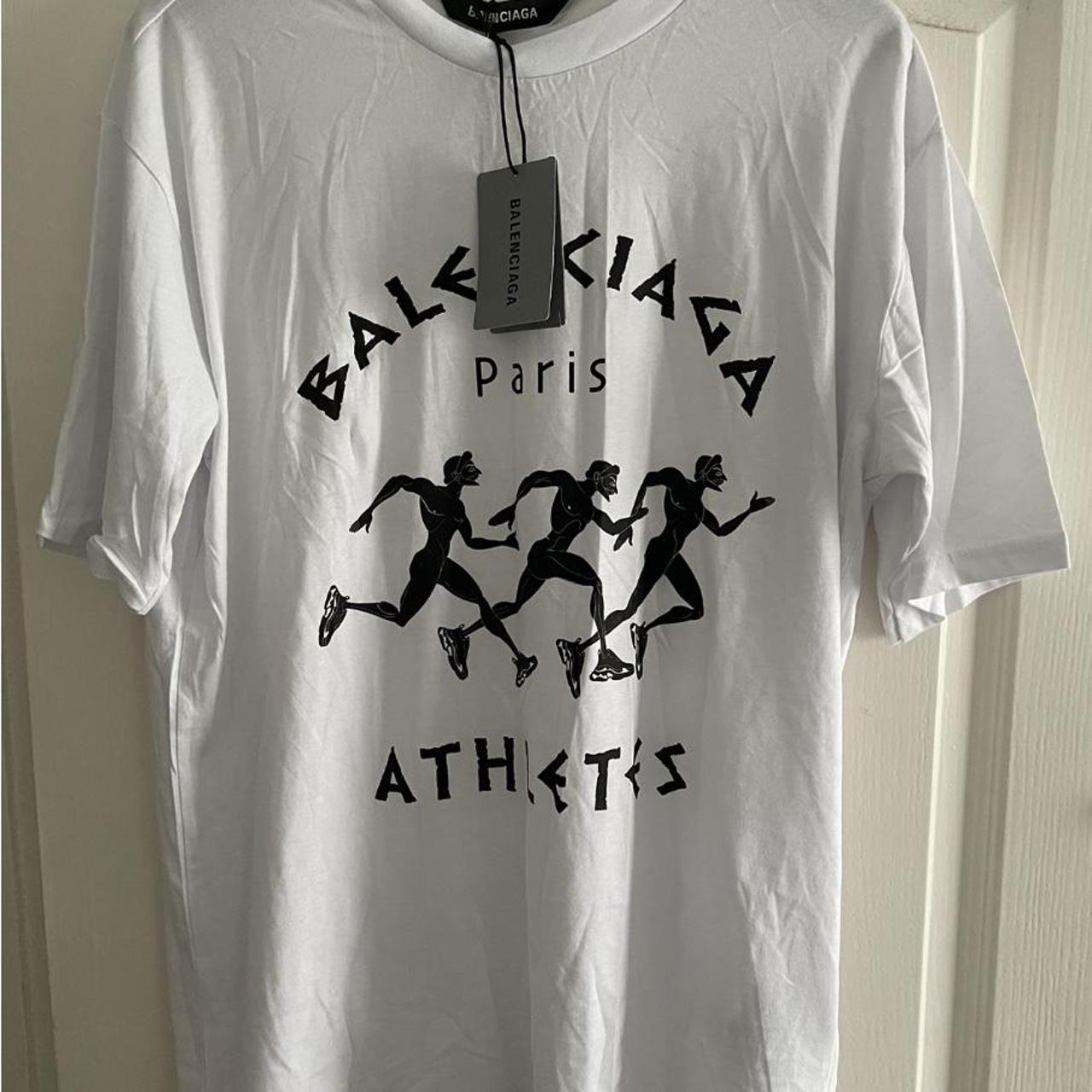 balenciaga white t shirt mens