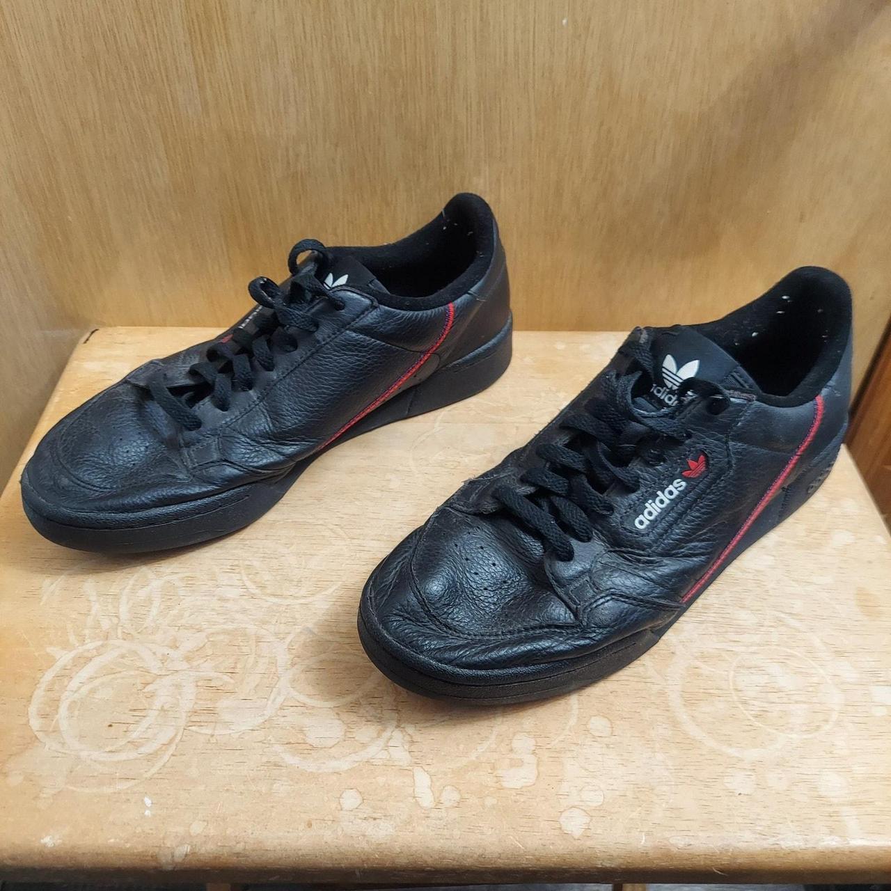 Adidas Continental 80 Men s US 12 Black Scarlet. Depop