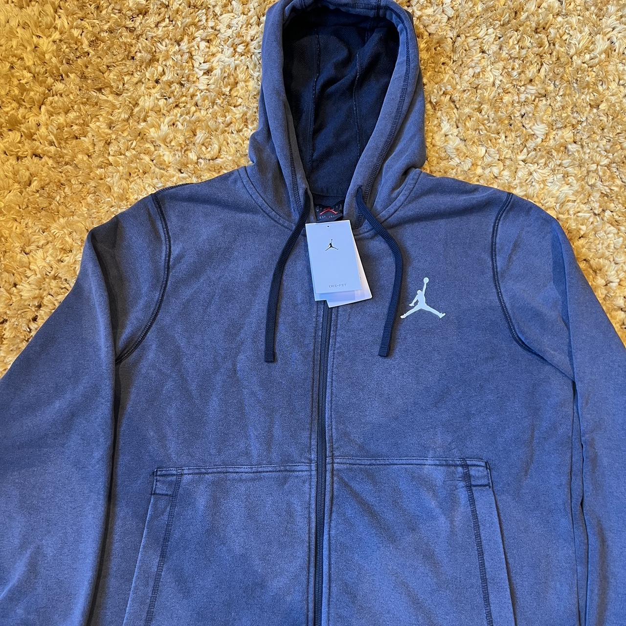 JORDAN JORDAN DRI-FIT AIR FLEECE FULL-ZIP HOODIE - Depop