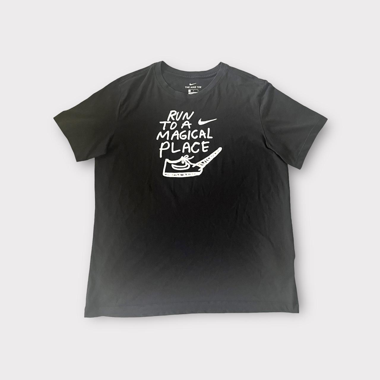 This Nike Dri Fit Run to a Magical Place Black Tee