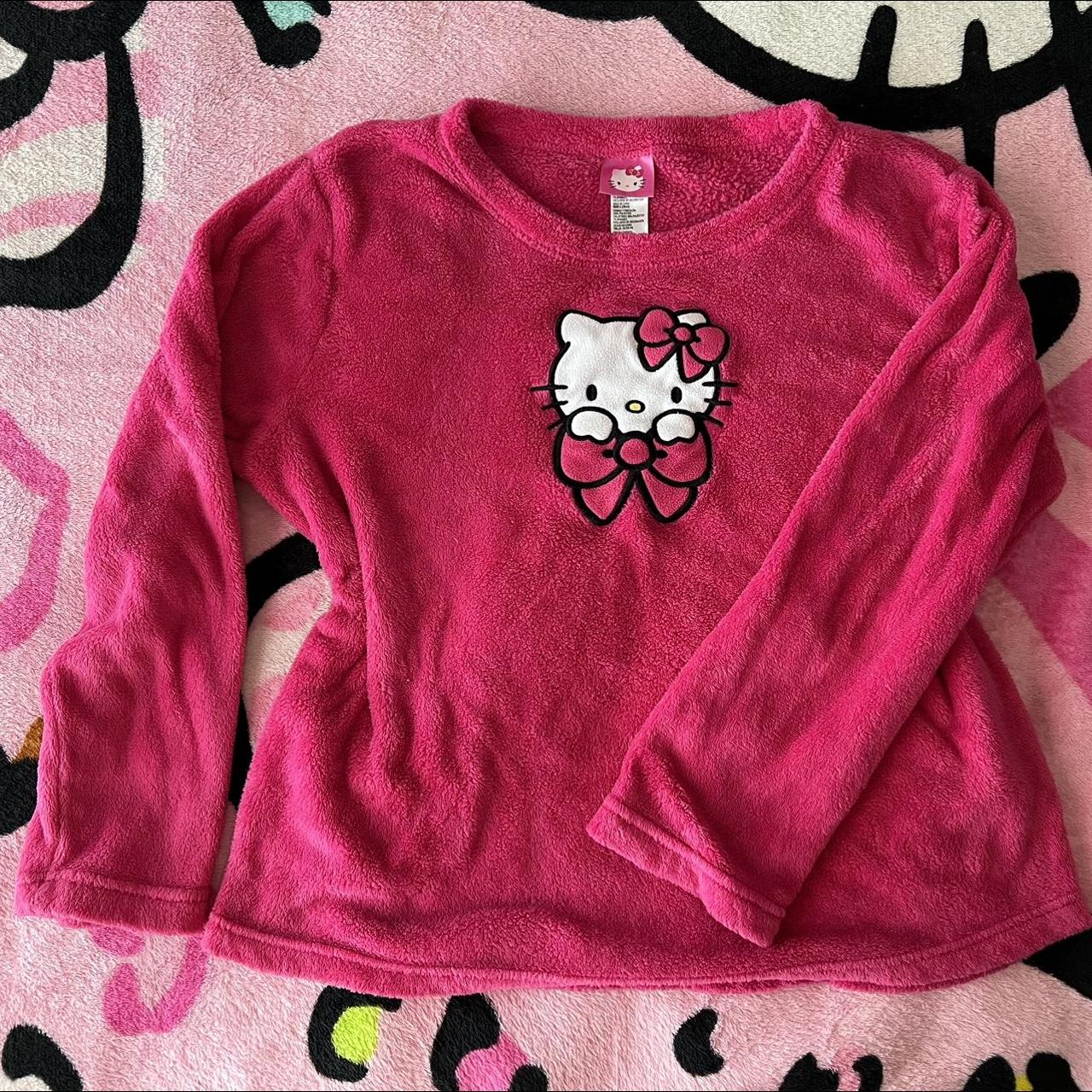 Hello Kitty Women's Pink Jumper Depop