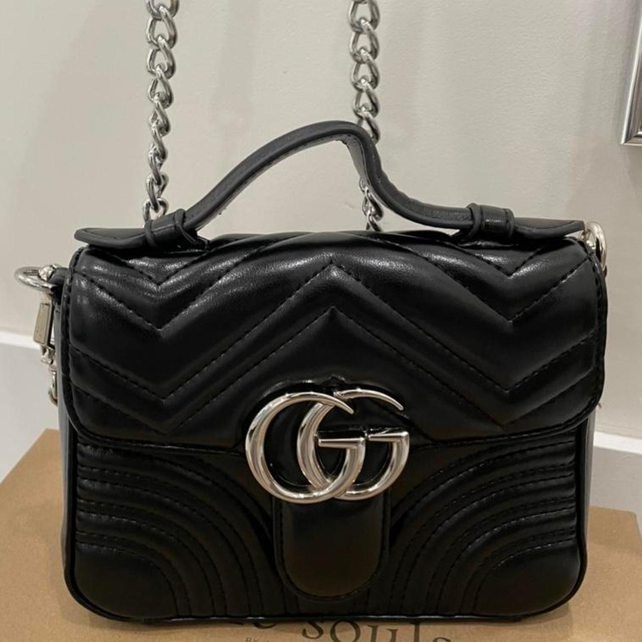 Gucci Women's Black Bag | Depop