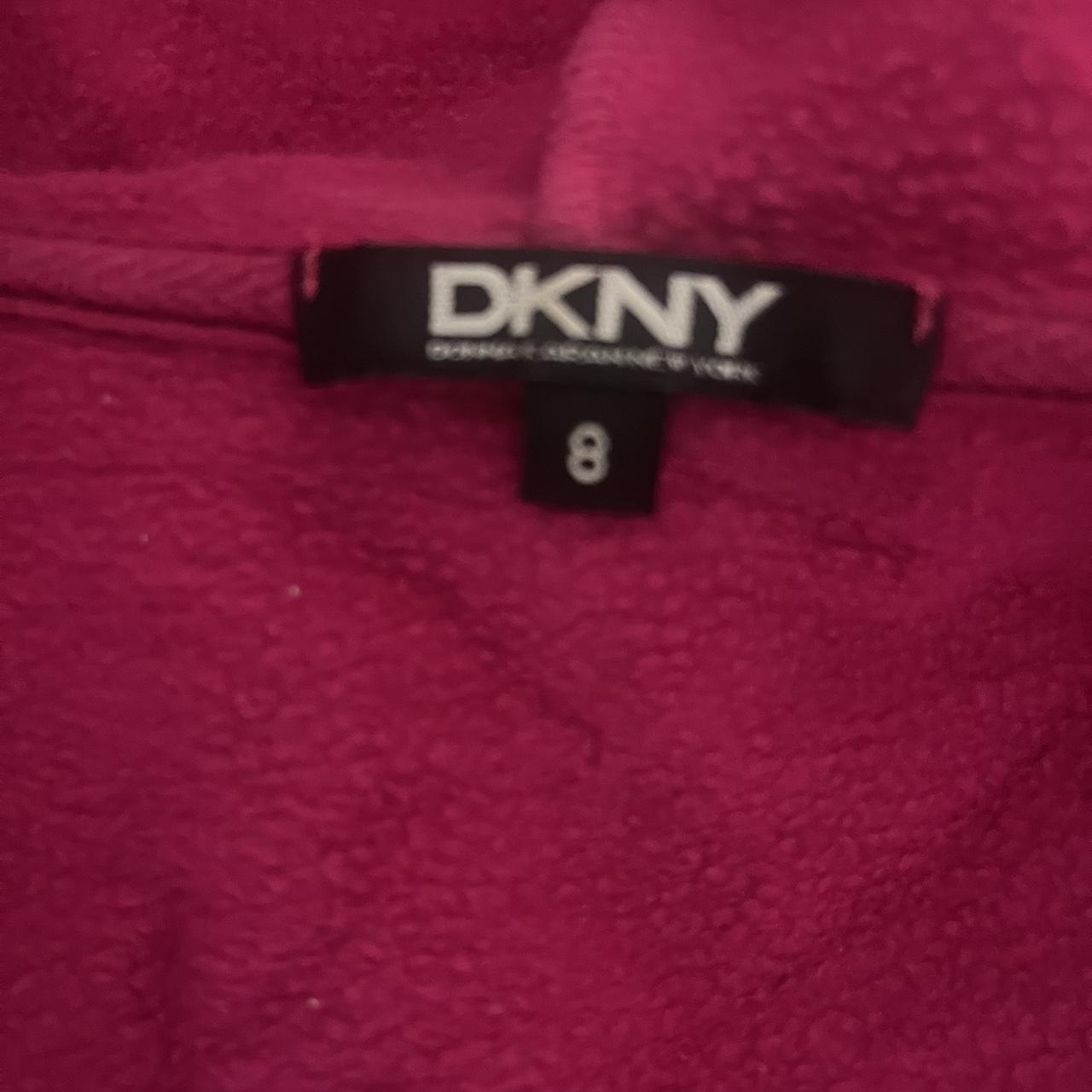 DKNY Women's Pink Hoodie | Depop