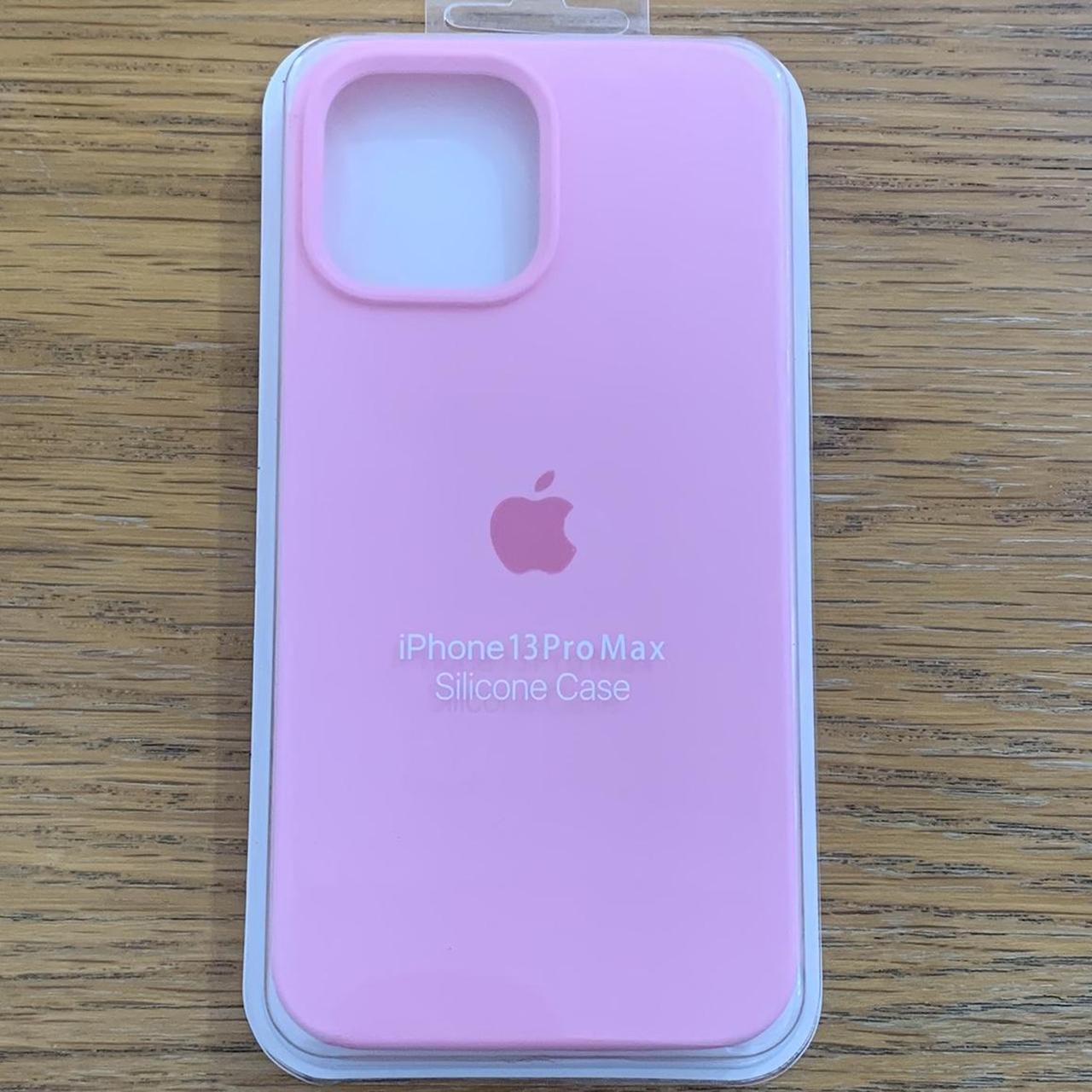 iPhone case 13 pro max baby pink silicone case - Depop