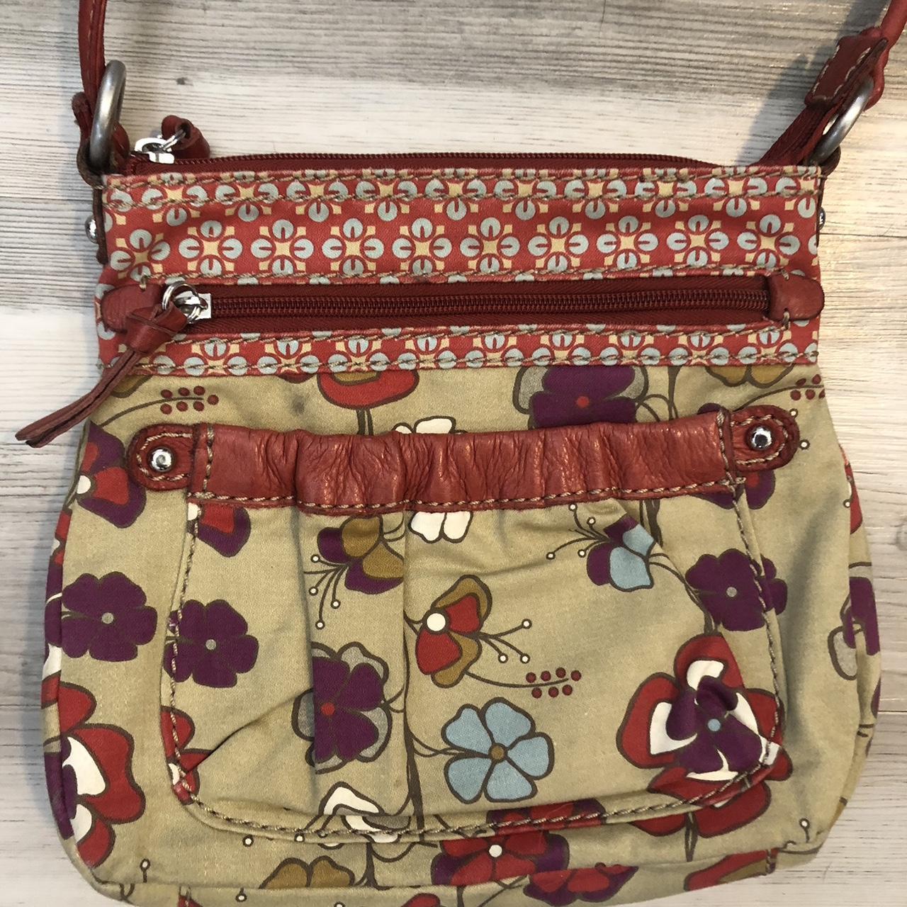 Fossil canvas crossbody bag hot sale