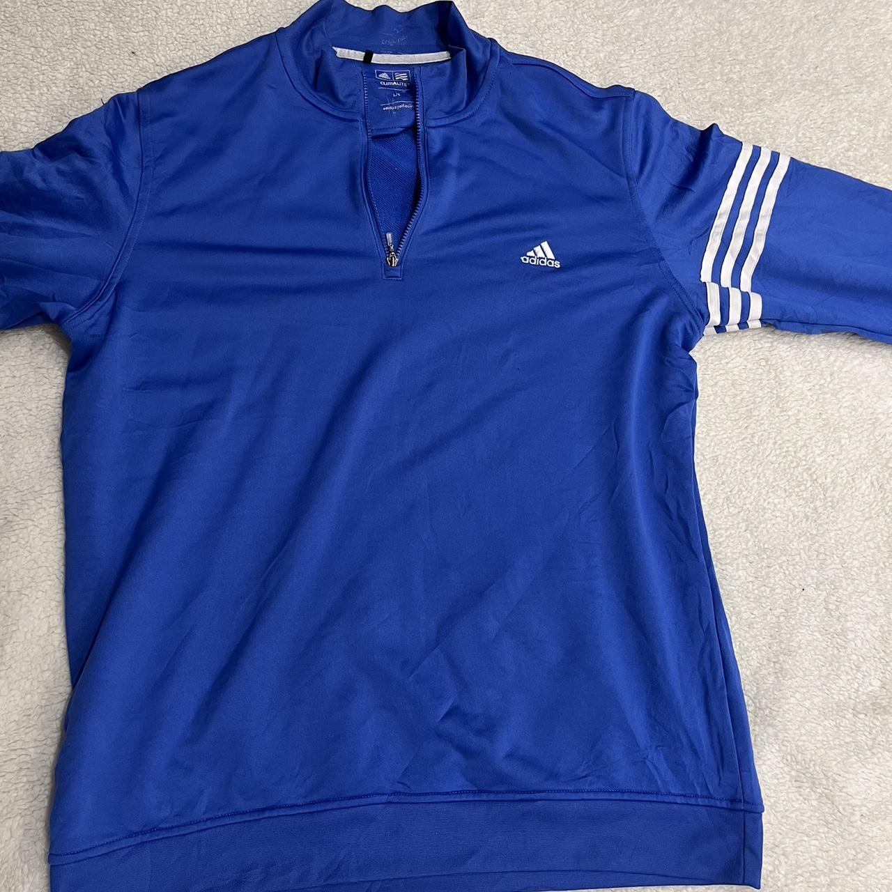 Adidas Men's Blue Jumper | Depop