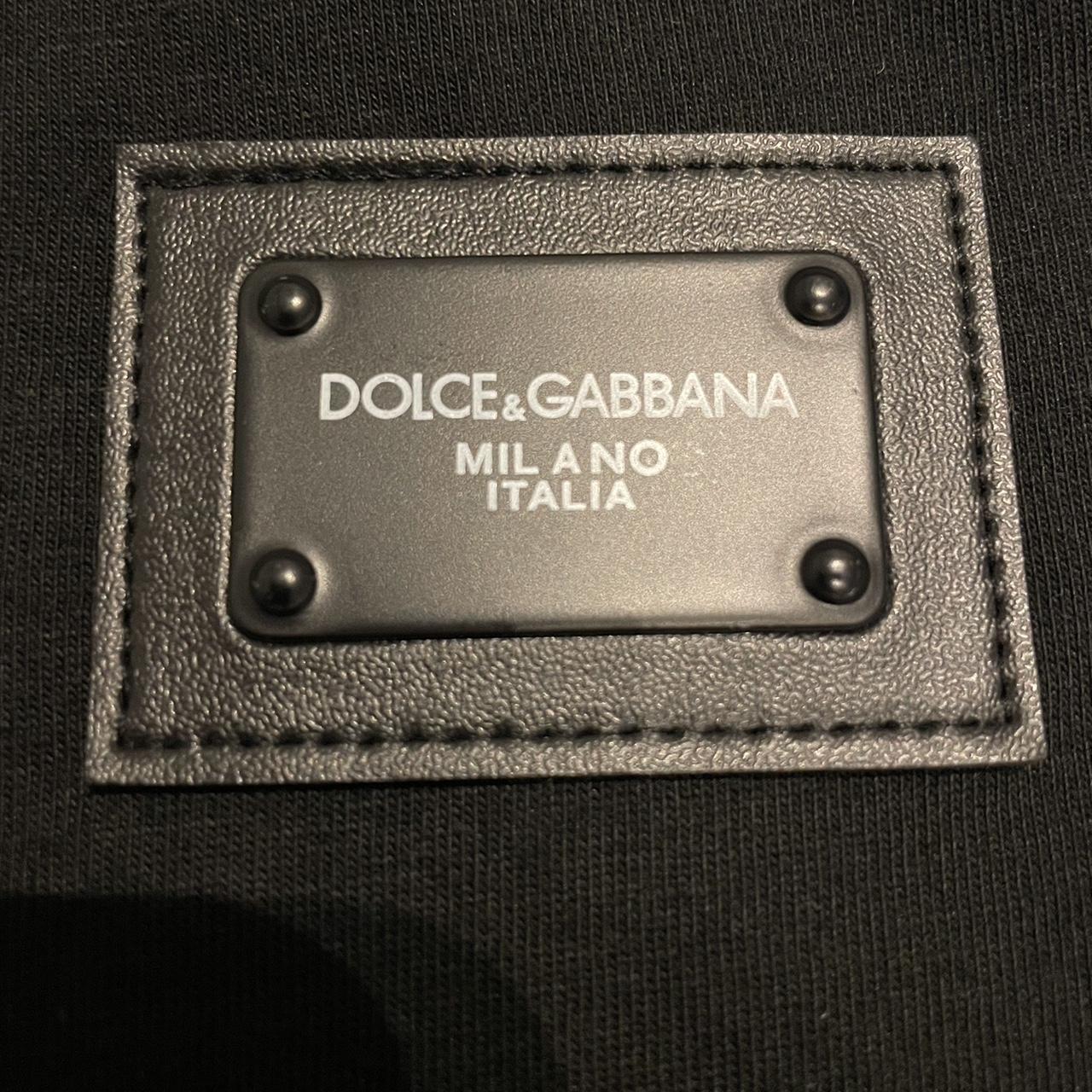 -Dolce & Gabbana Logo Patch T-Shirt -Size M -Never... - Depop