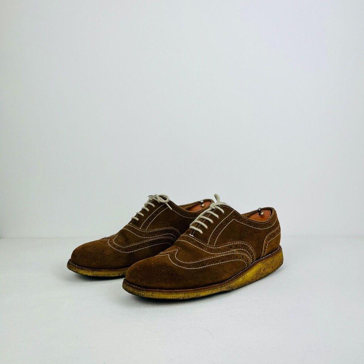Grenson Dress Shoes UK Tan Brown Suede