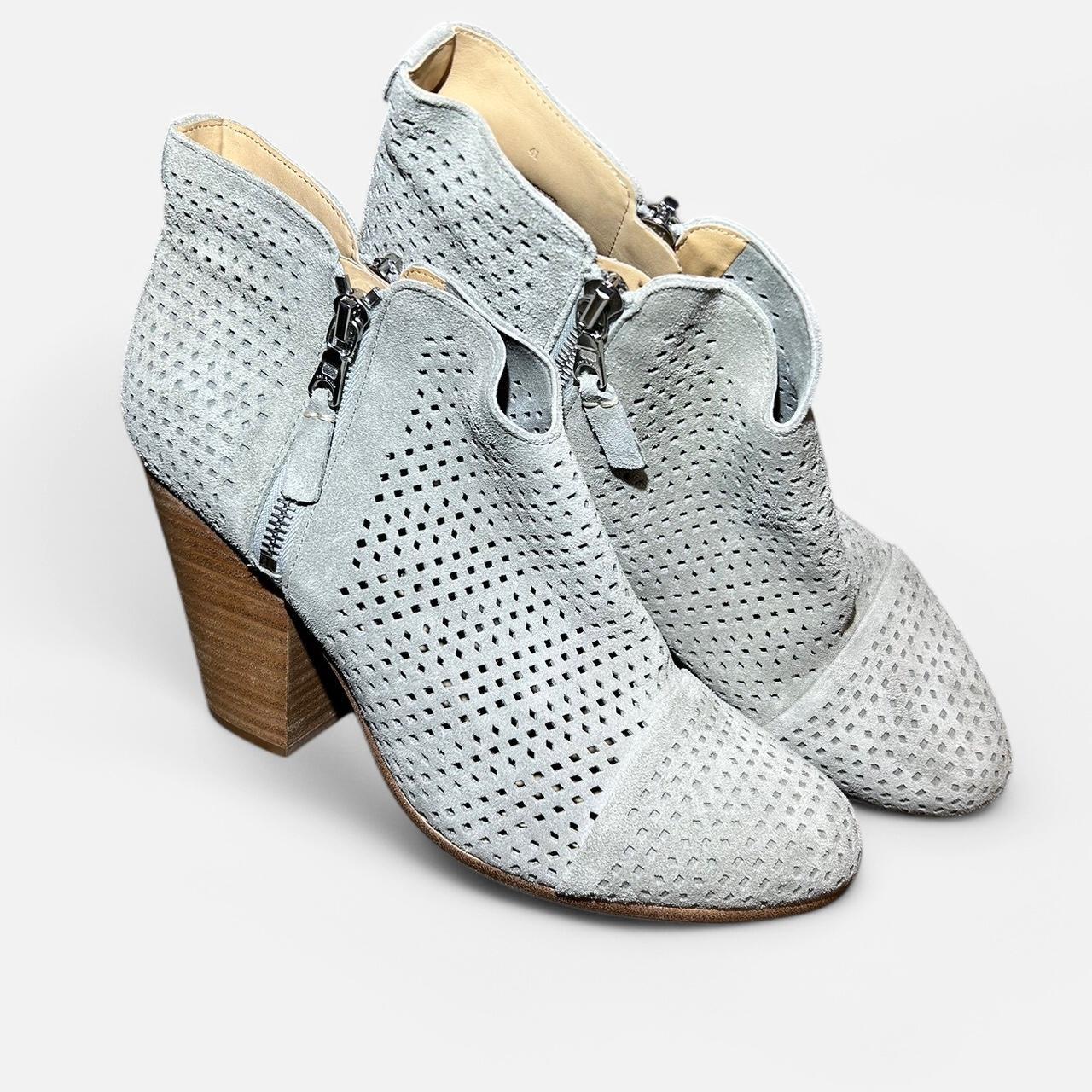 Rag Bone Margot perforated Suede Chelsea Depop