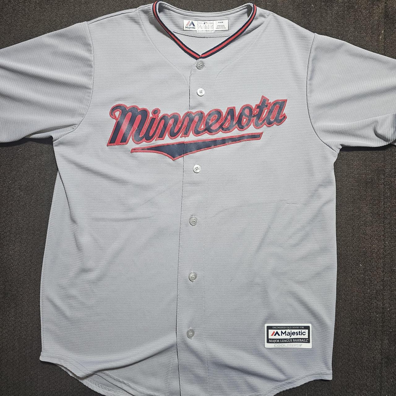 Twins Authentics: 2014 Phil Hughes Red BP Jersey