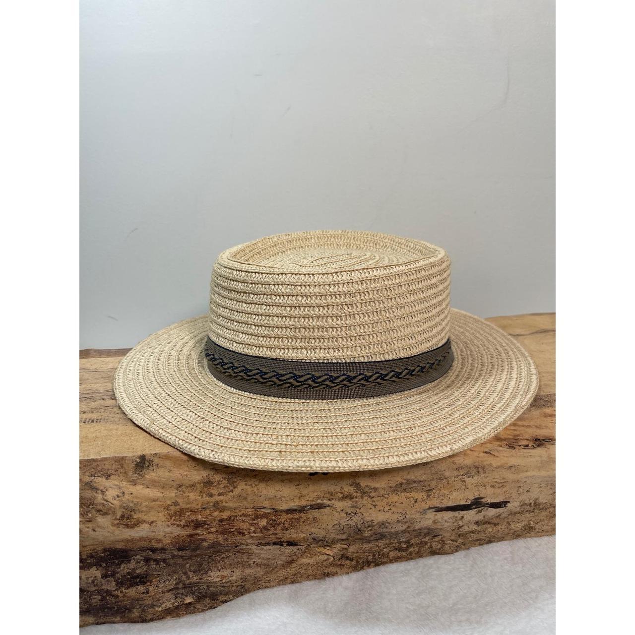 Scala Men's Straw hats - Tan/Black – Scala Classi… - image 3