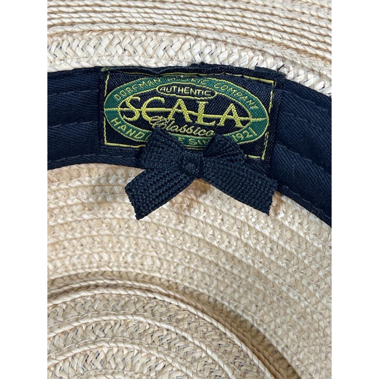 Scala Men's Straw hats - Tan/Black – Scala Classi… - image 5