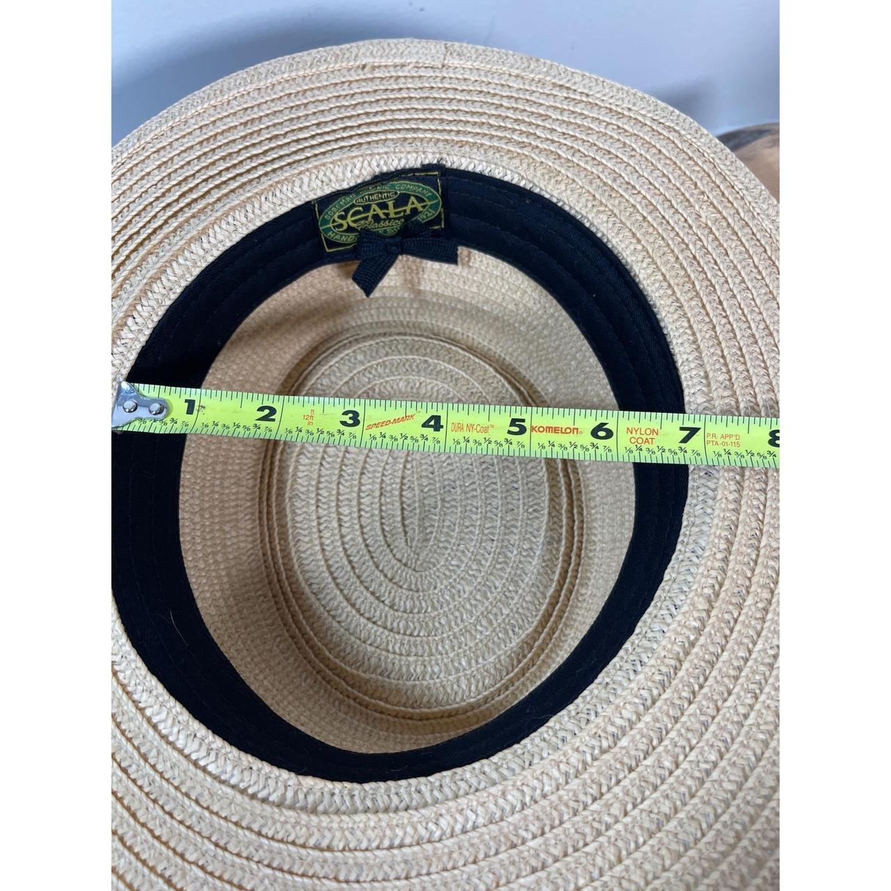 Scala Men's Straw hats - Tan/Black – Scala Classi… - image 6