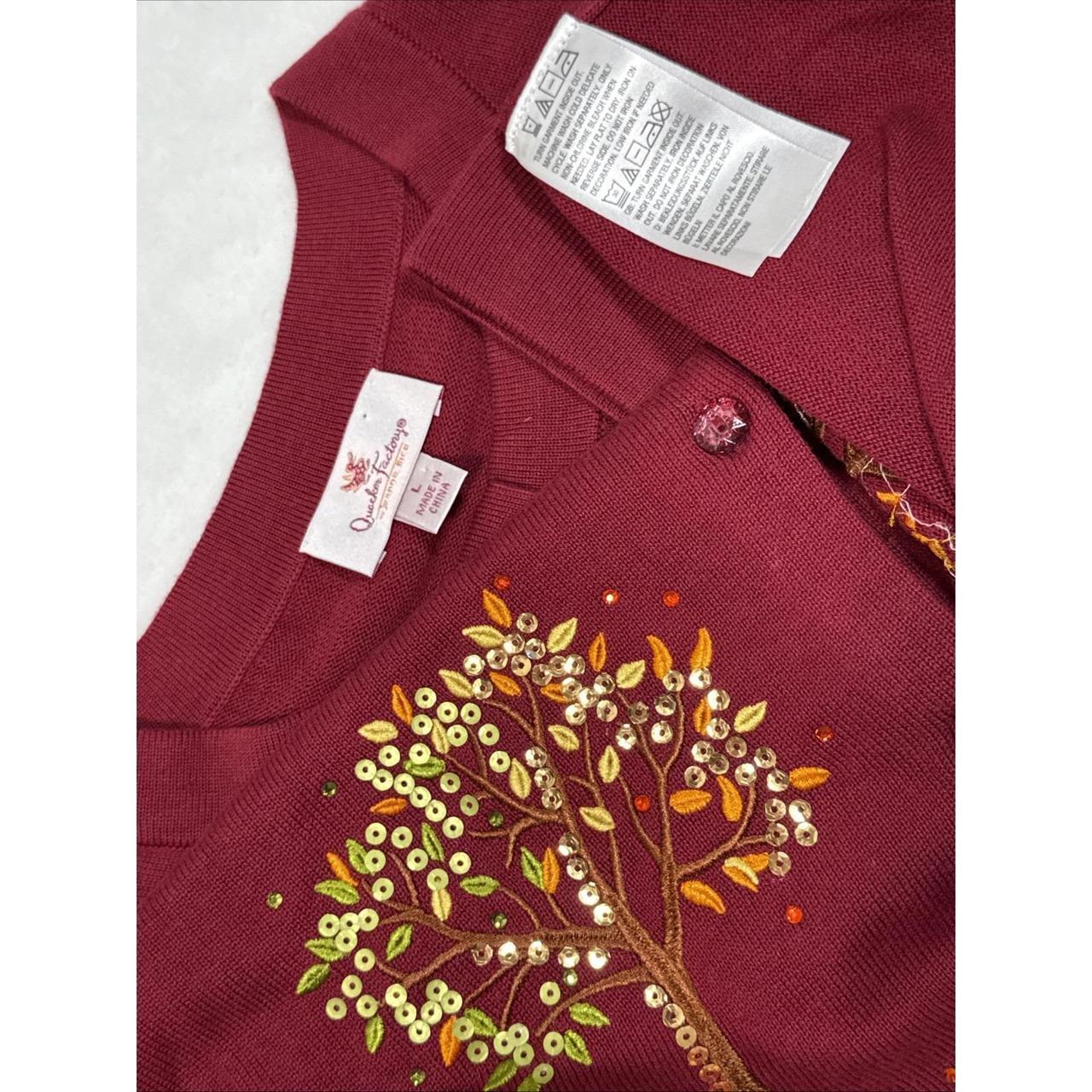 Quacker Factory Women's Sweater - Red - L – Quack… - image 2