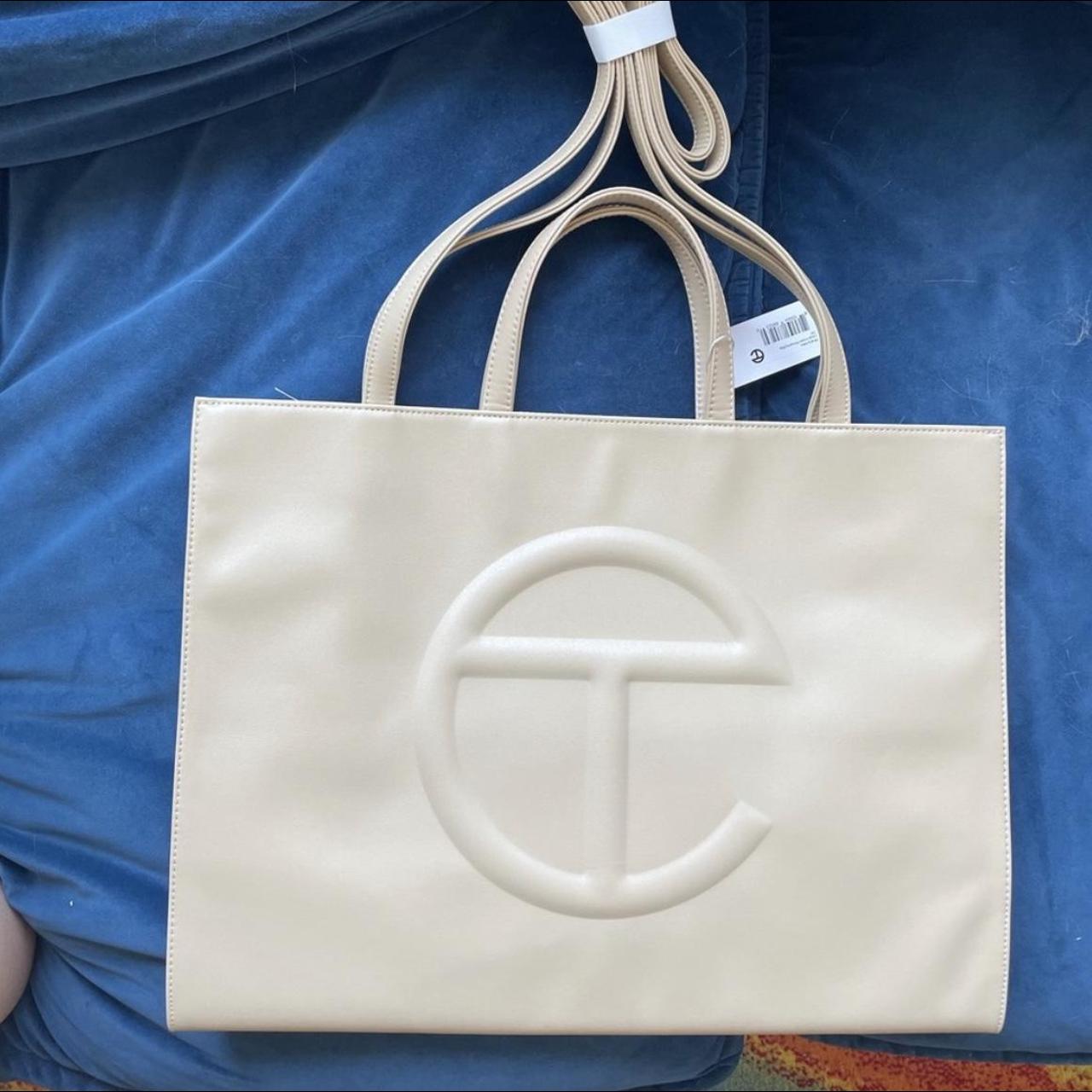 Telfar bag medium cream Brand new I SHIP IN JUST A... Depop