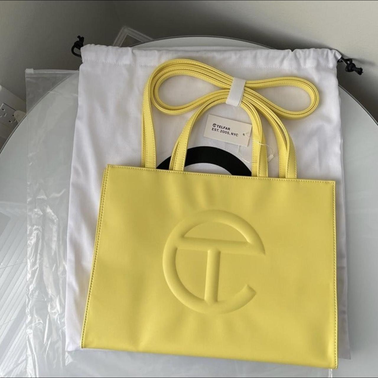Yellow Telfar Medium Bag Brand new Women’s bag I... Depop