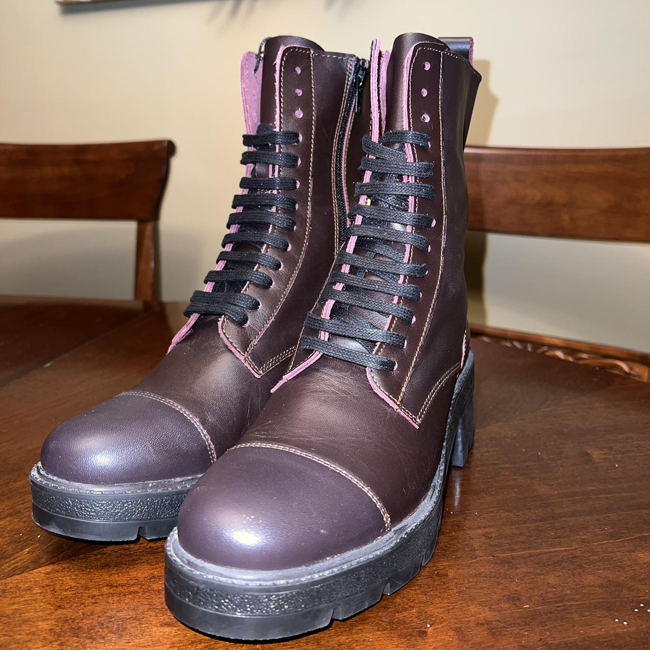 Zara burgundy deals ankle boots