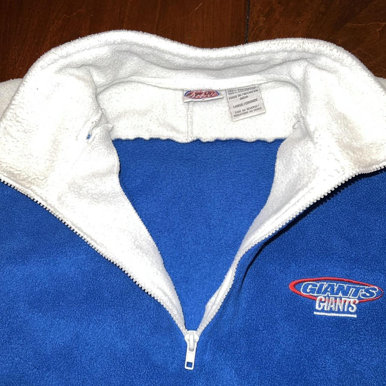 White New York giants NFL hoodie Condition: 9/10 - Depop