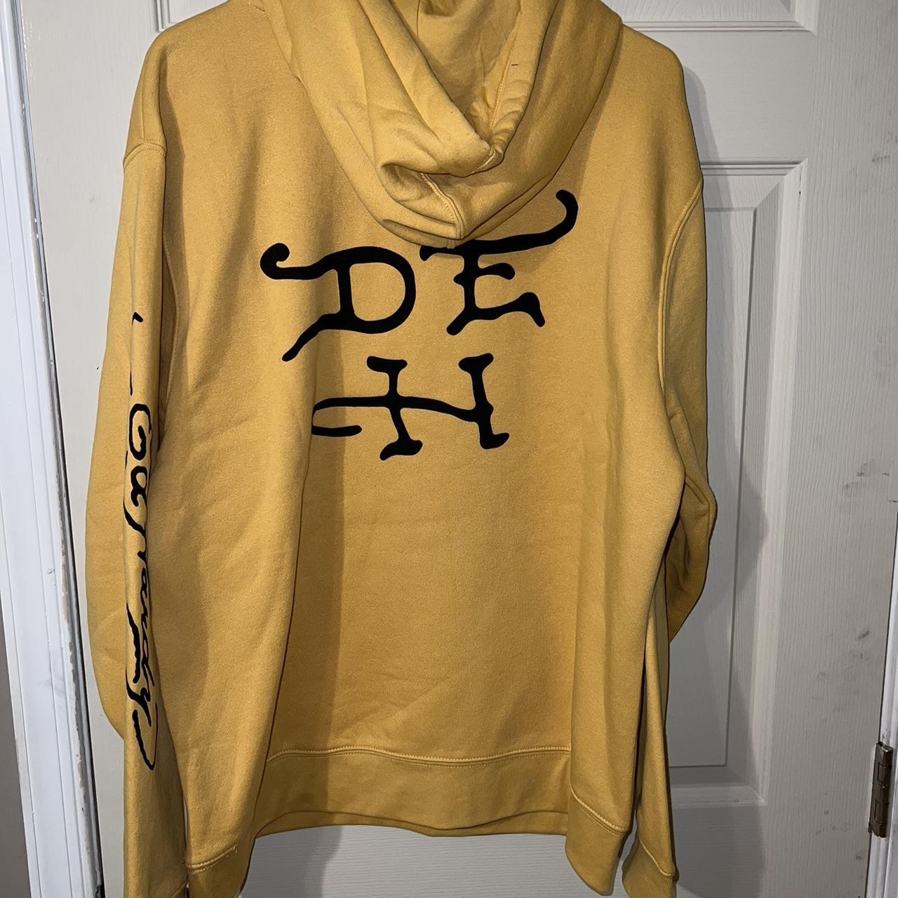 Fire Tiger Golden Yellow Pullover Hoodie