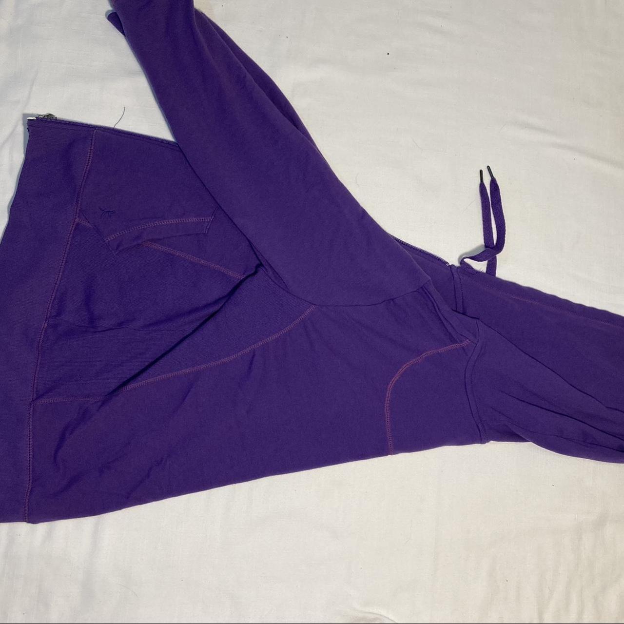 Danskin Now Girl's 8-10 Medium Dark Purple Zip-Up - Depop