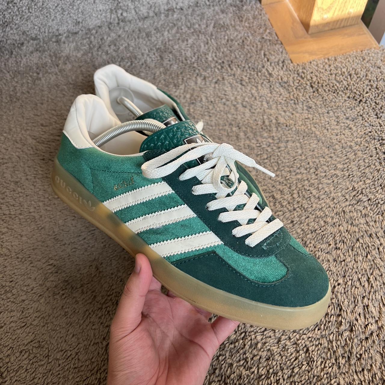 Adidas Gucci Gazelle Green Size 9.5 / EU 43 No box... - Depop