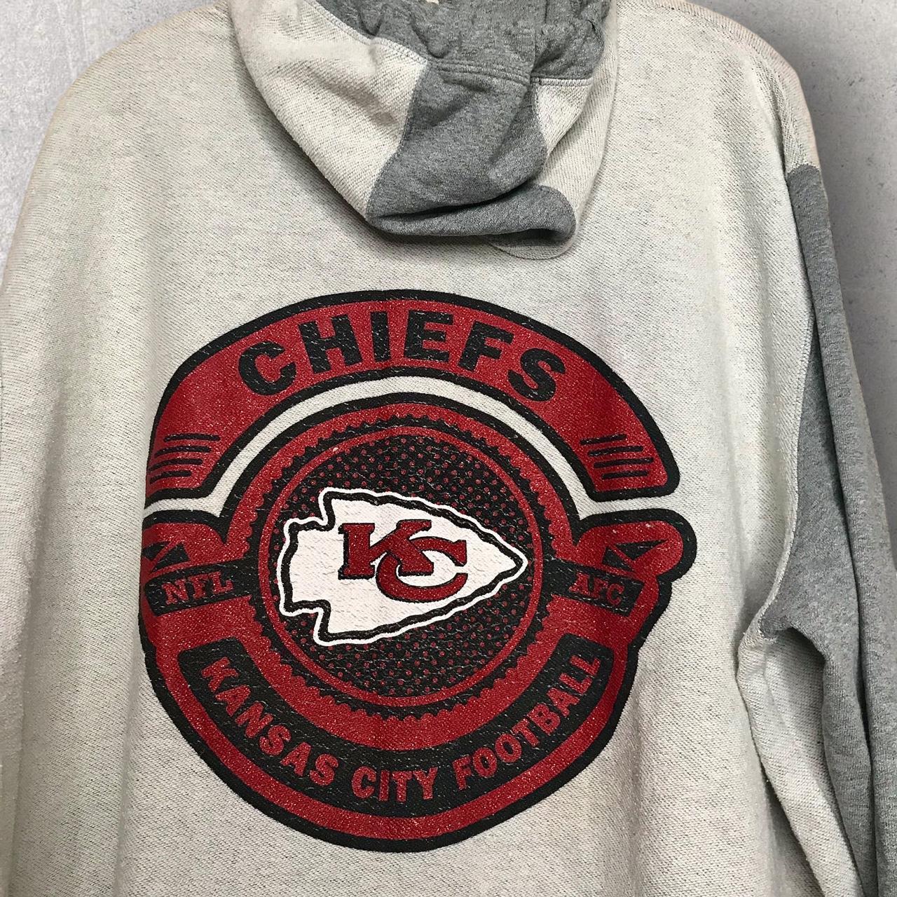 Kansas City Chiefs Lace-Up Hoodie NFL Team Apparel - Depop