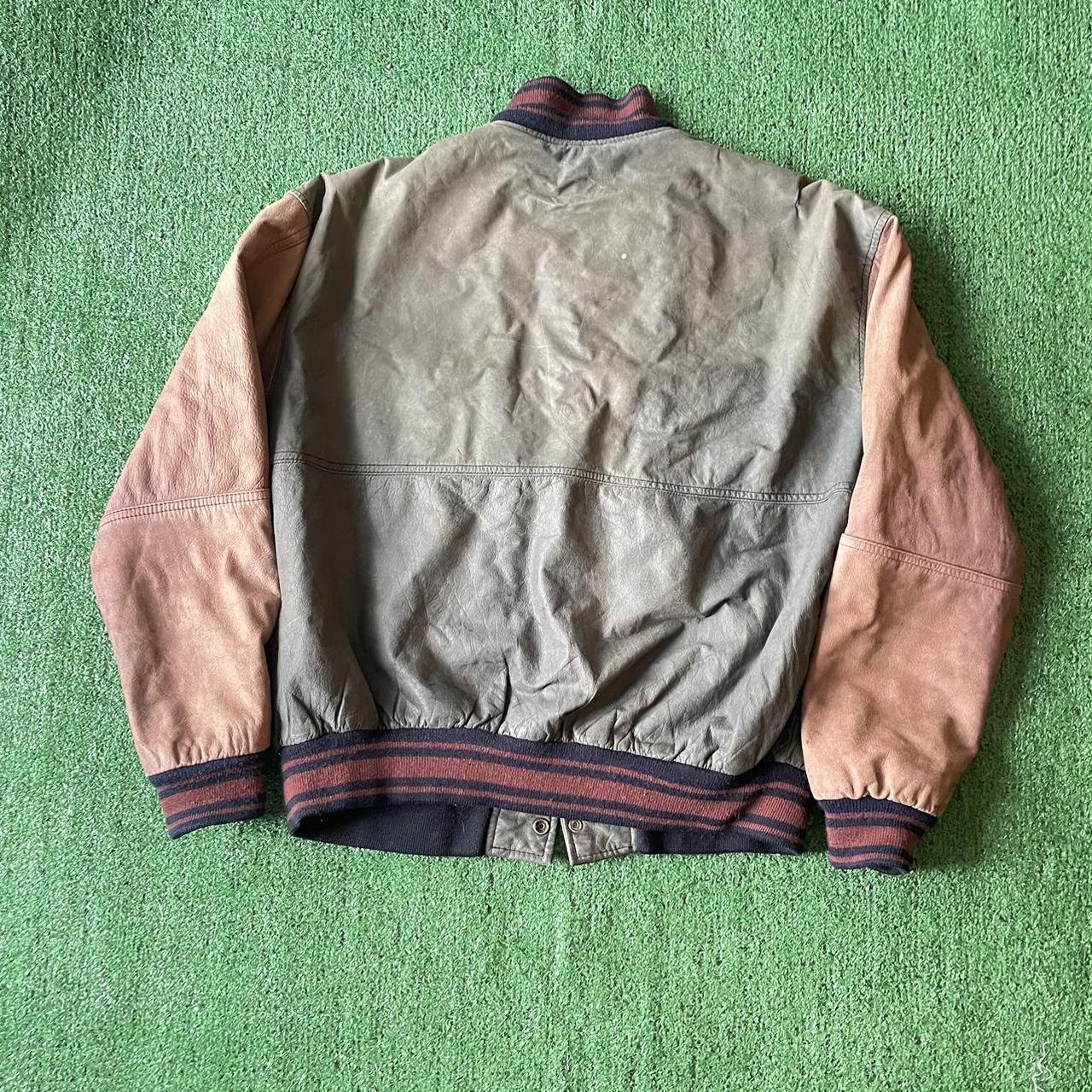 Men's Green and Brown Jacket | Depop