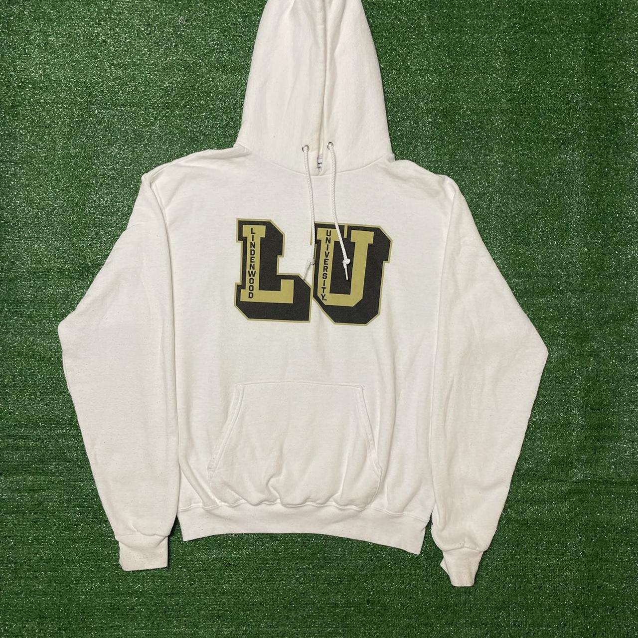 Lindenwood university champion sweater in white. The... - Depop