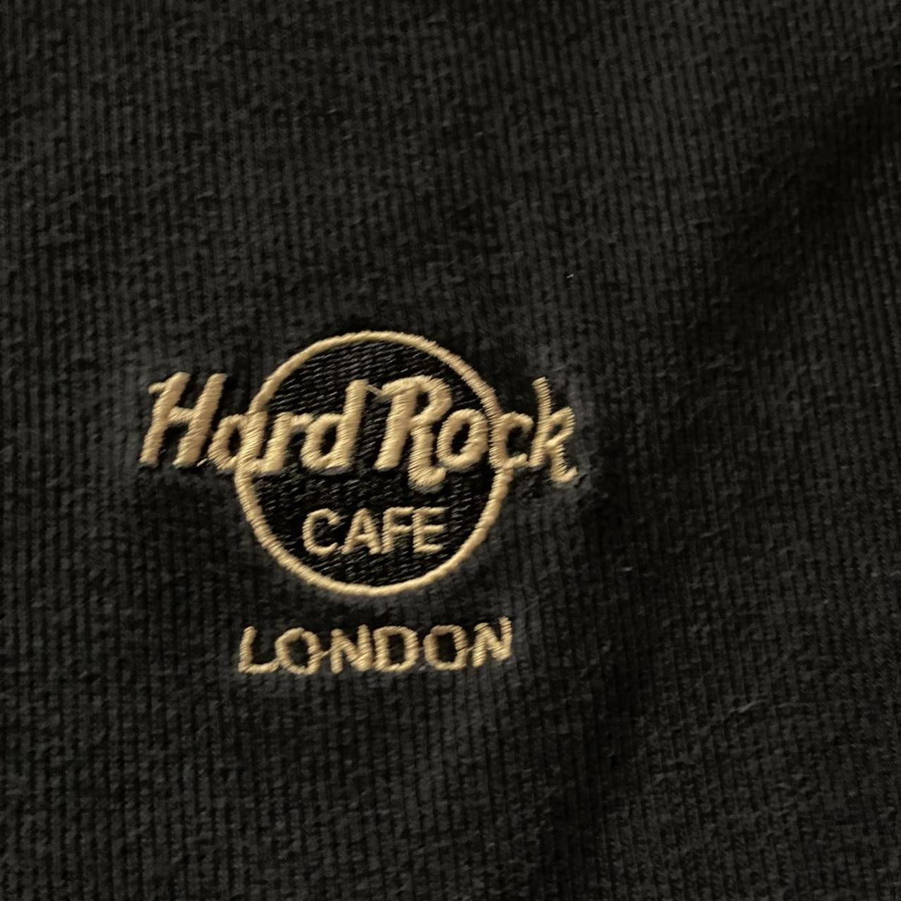 Vintage London Hard Rock Sweater In Black 📏pit To - Depop