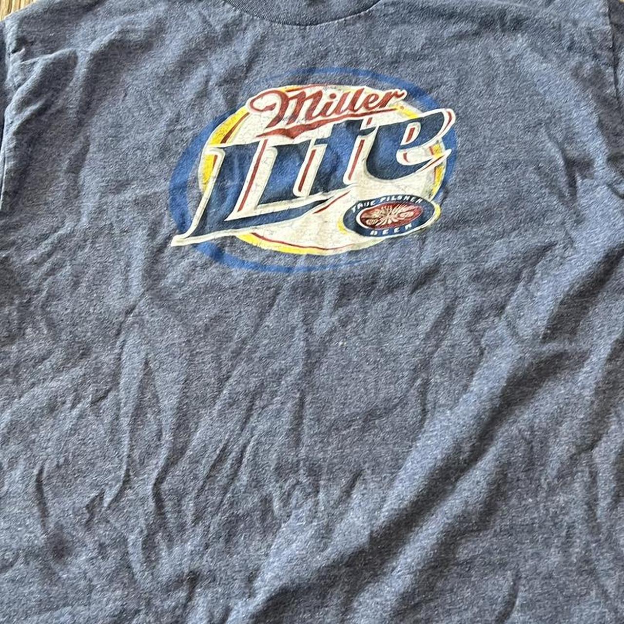 Miller Lite t shirt No tag Size M fits L Great... - Depop