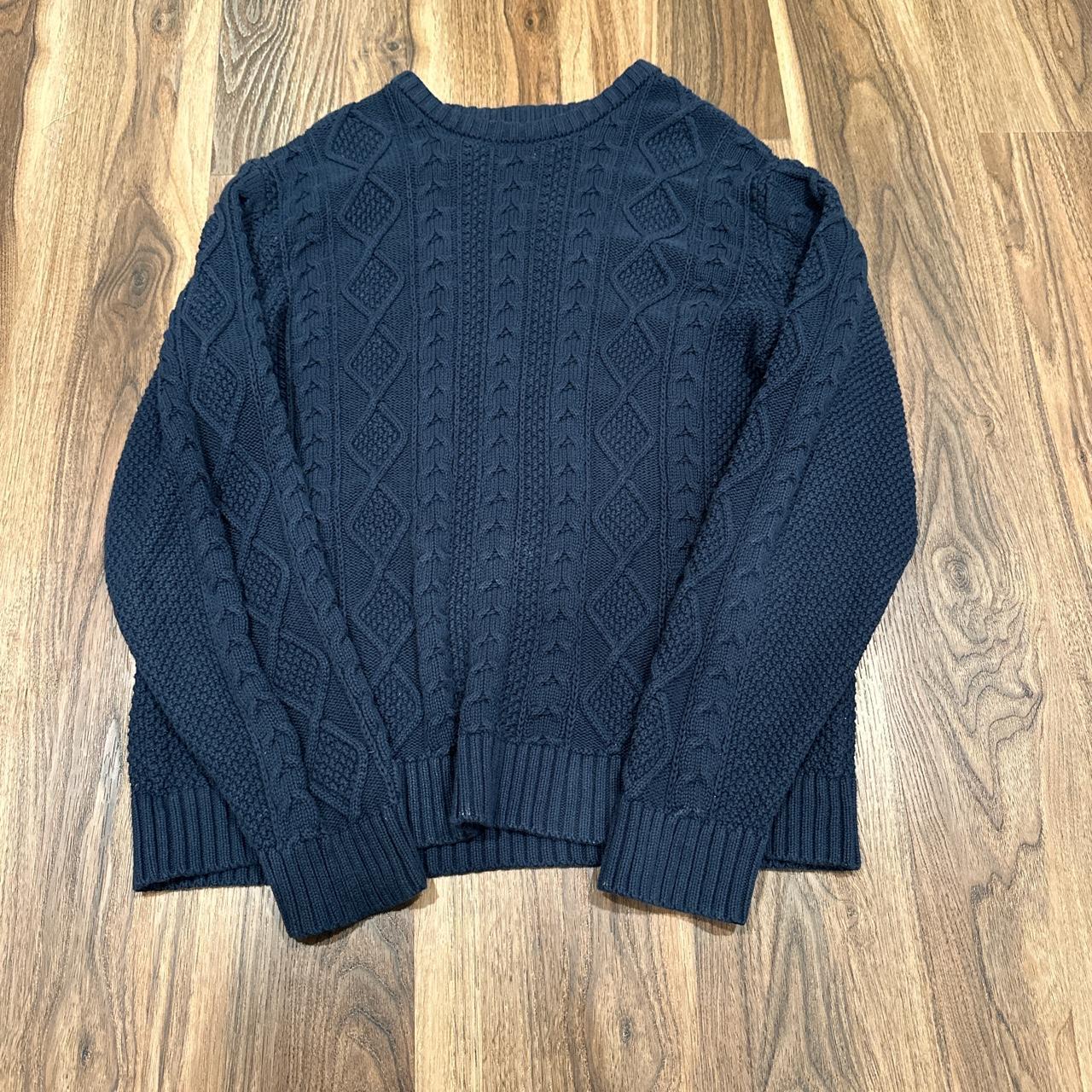 Large waffle knit sweater. Great design on the... - Depop