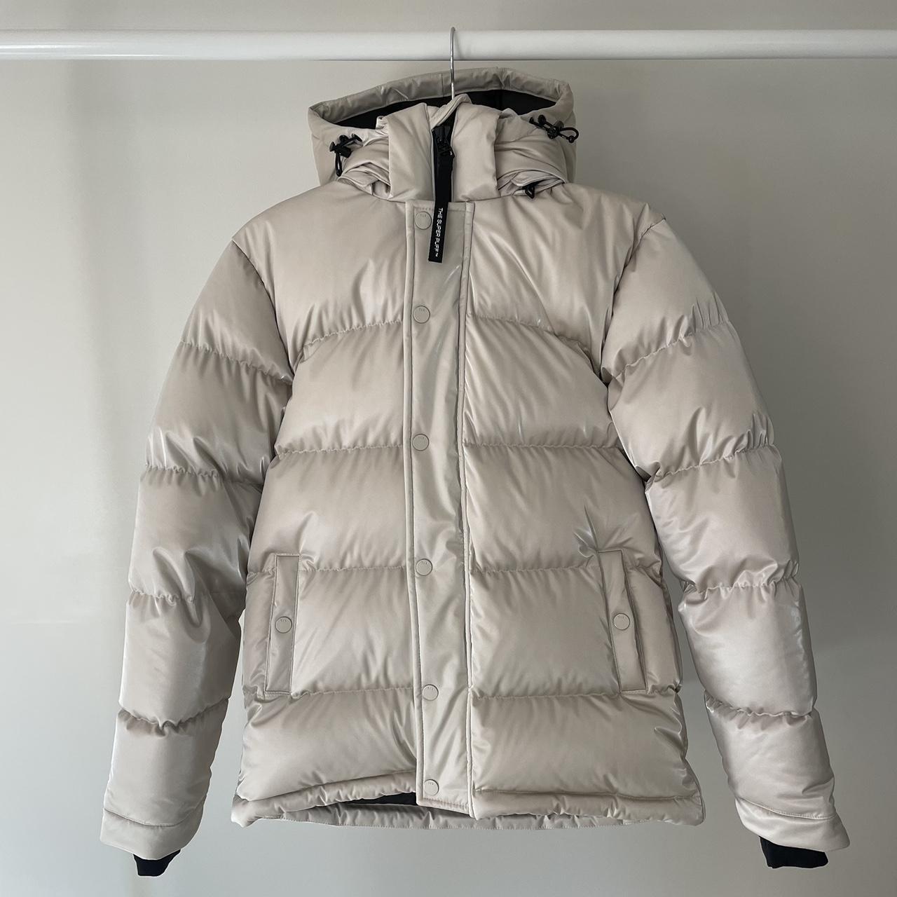 Aritzia Puffer Jacket Super Puff Matte Pearl Tna Super Puff Matte