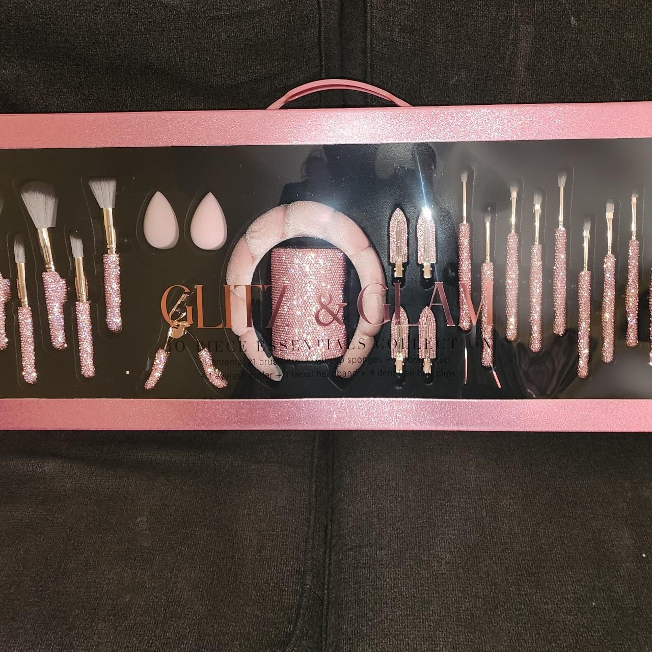 Brand new in box Glitz and Glam brush set pink... Depop