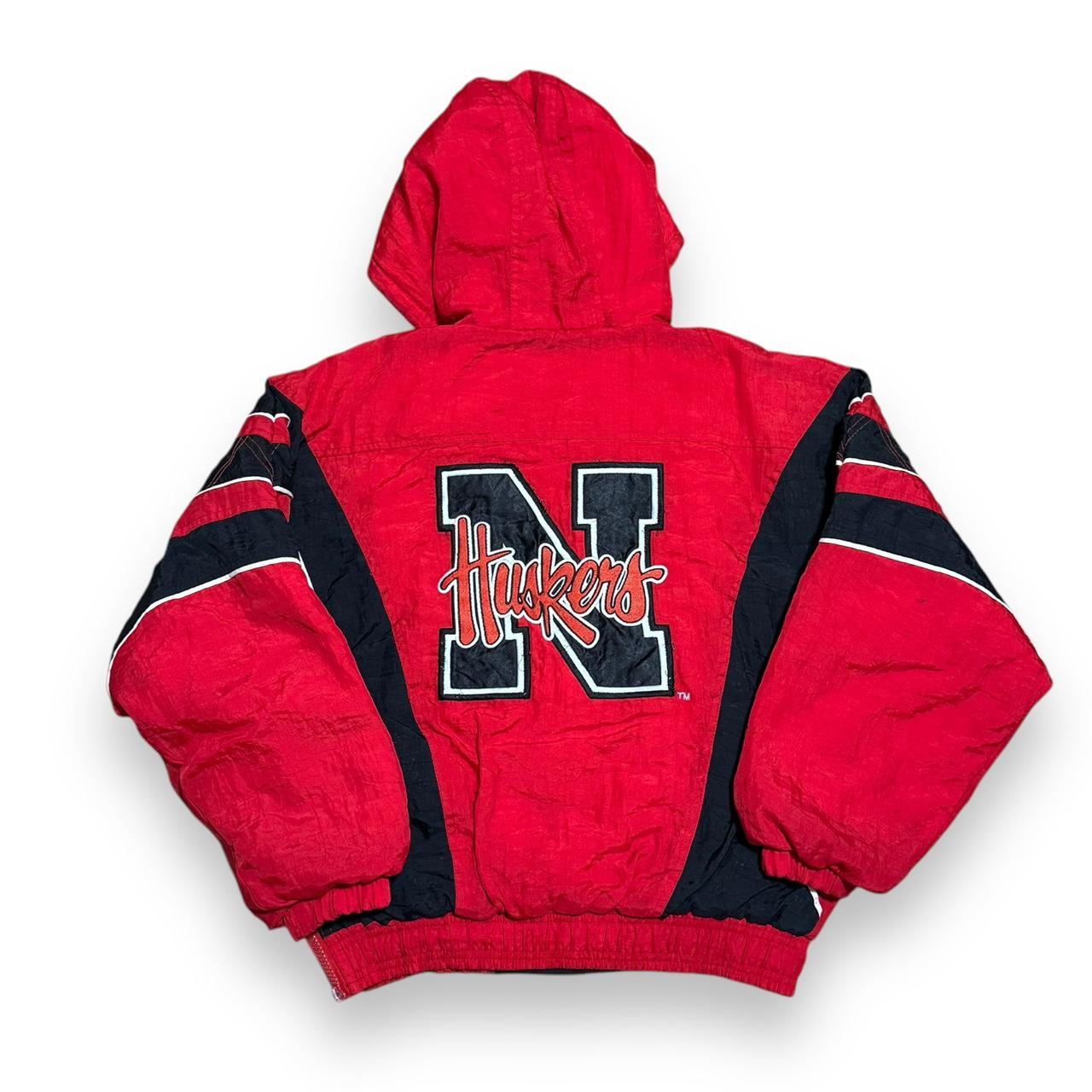 ヴィンテージ！starterトレーナー　（Nebraska） Vintage Starter NFL Nebraska Cornhuskers Insulated 1/2 Zip