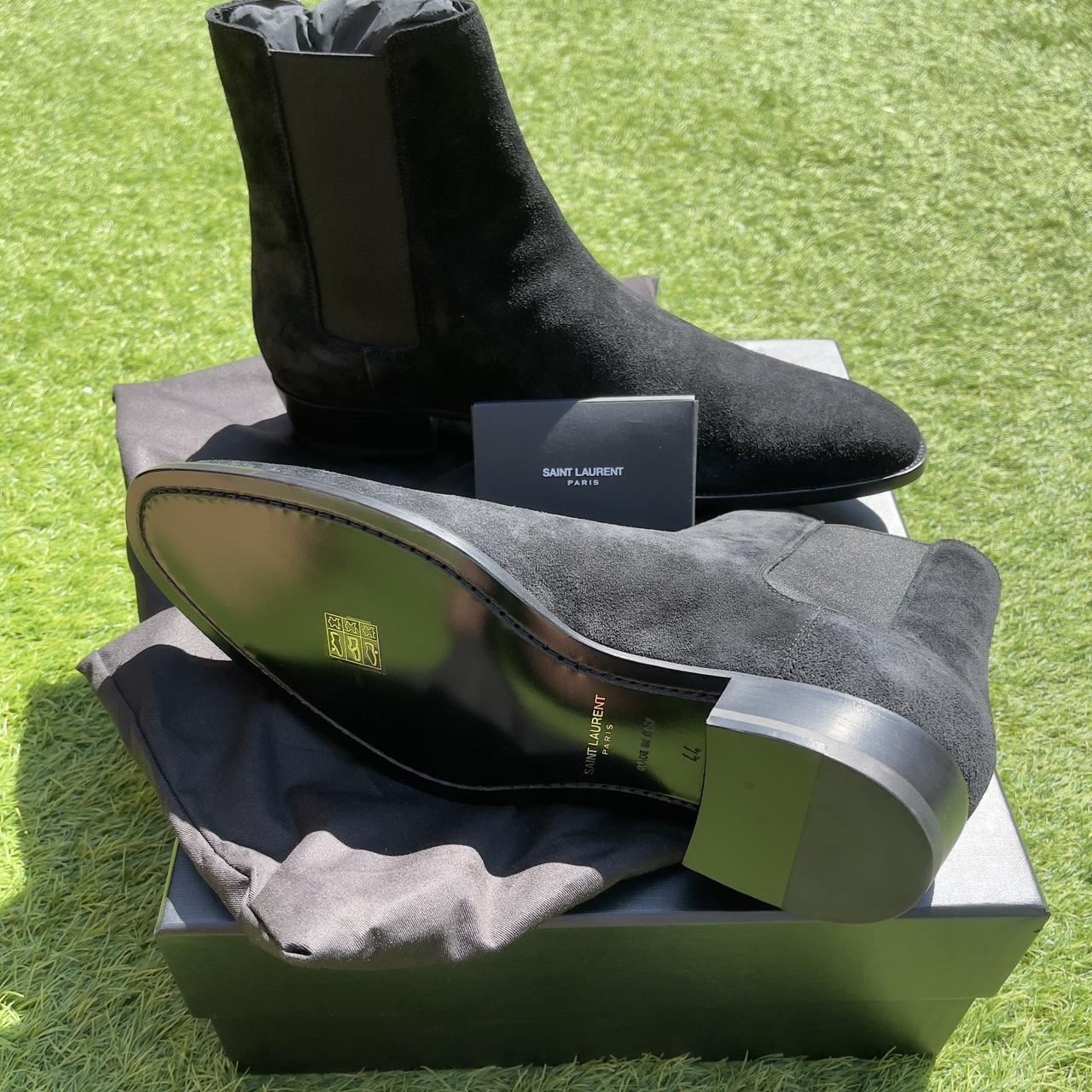 WYATT 30 CHELSEA BOOT IN BLACK スウェード