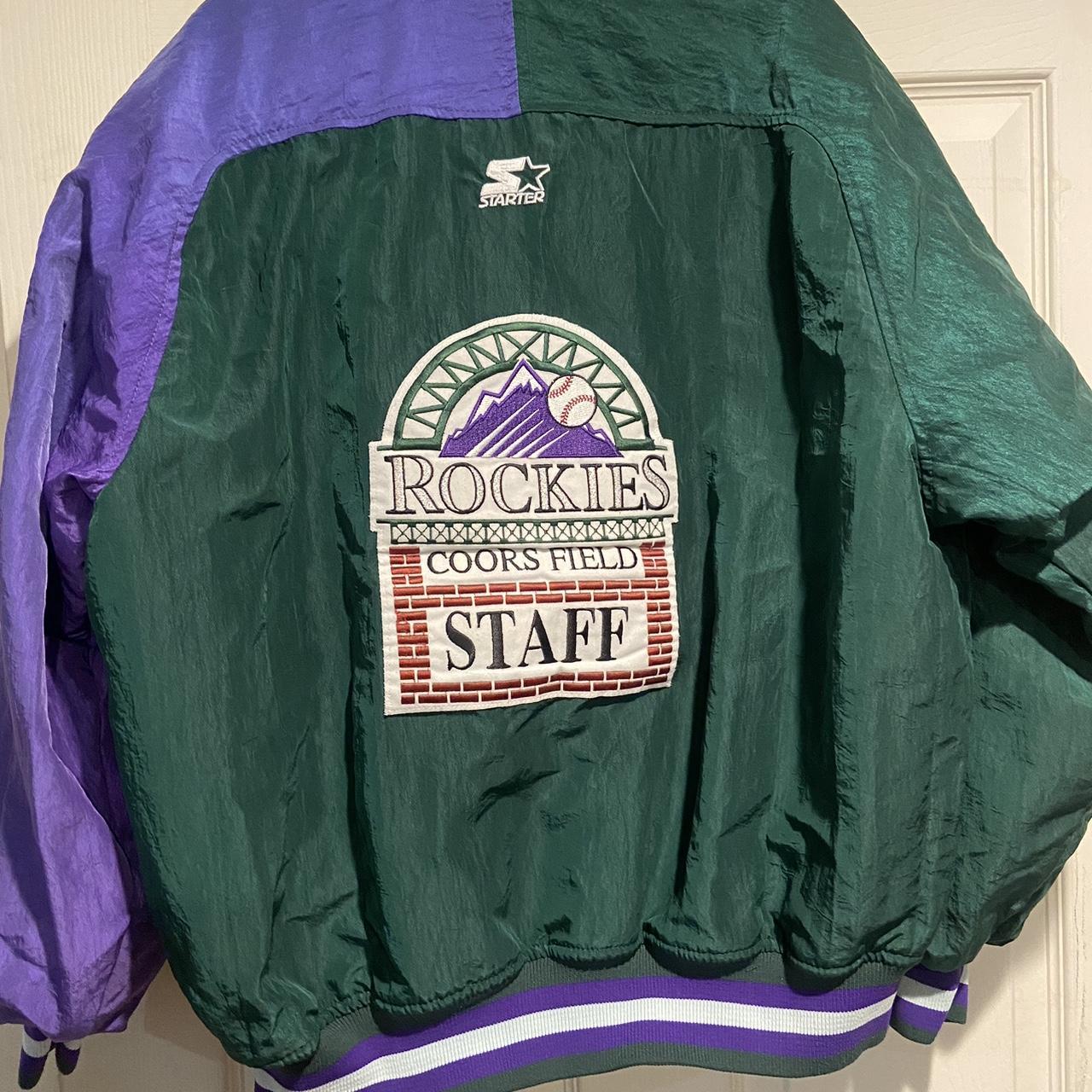 Vintage Colorado Rockies Starter Jersey 1990s Pin - Depop