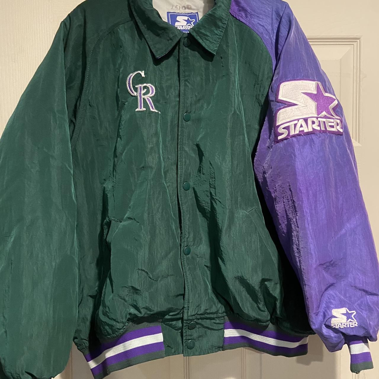 Colorado Rockies Majestic cool base windbreaker - Depop