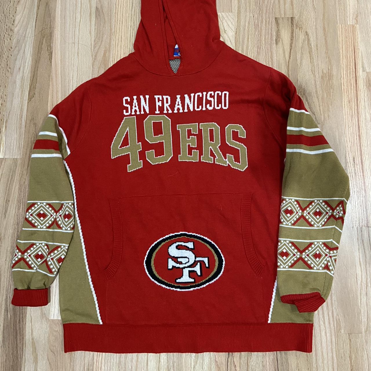 Sam Francisco 49ers Ugly Sweater Hoodie size 2XL. In - Depop