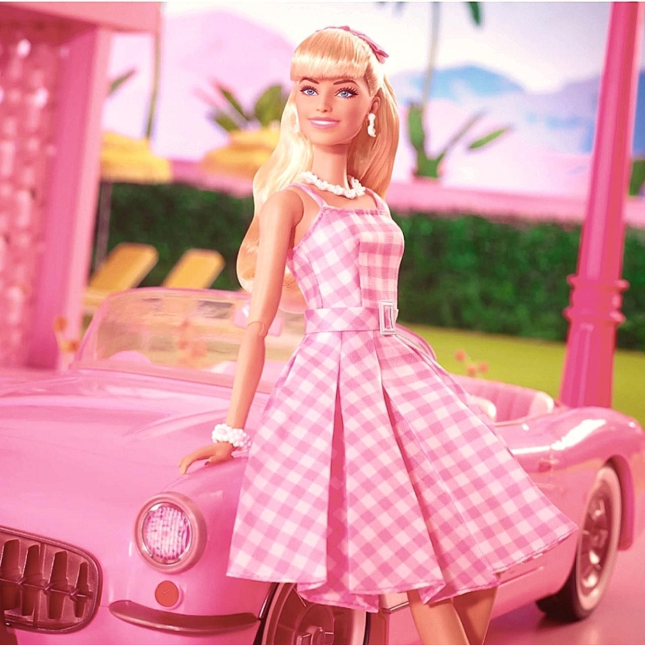 Vintage barbie pink dress discount