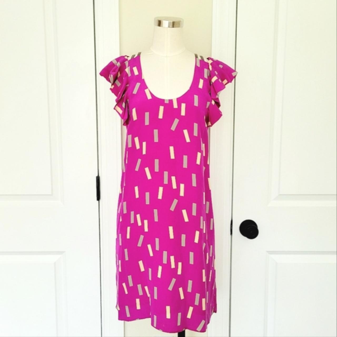 Lauren Moffatt Women's Mini Dress - Pink/Multi - … - image 1