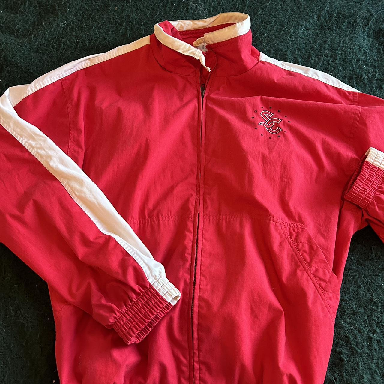 Nike x supreme jacket red hotsell