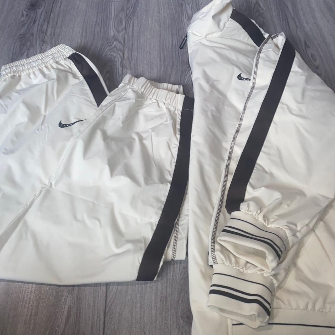 womens nike tracksuit cream